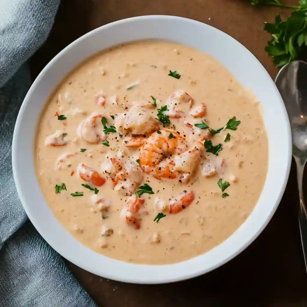 Creamy Shrimp & Crab Seafood Bisque