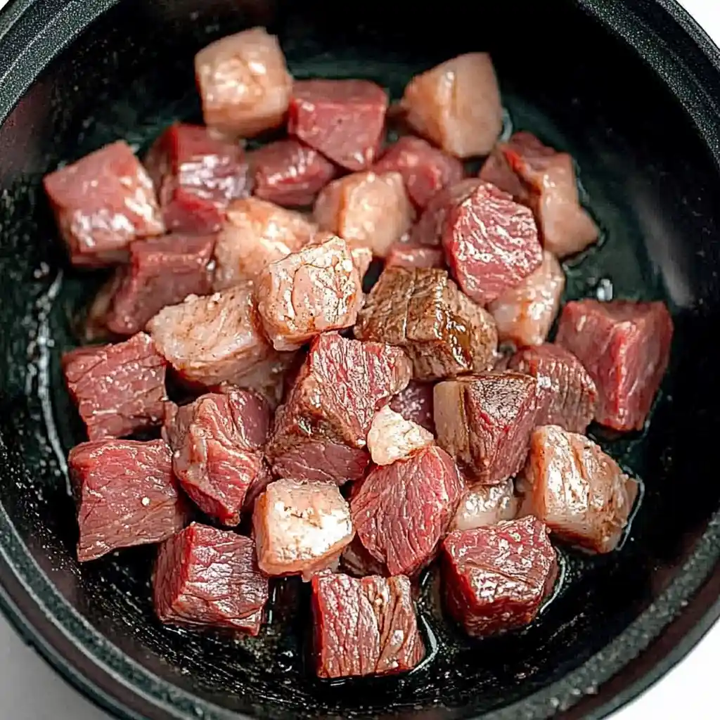 Garlic Butter Steak Bites step by step