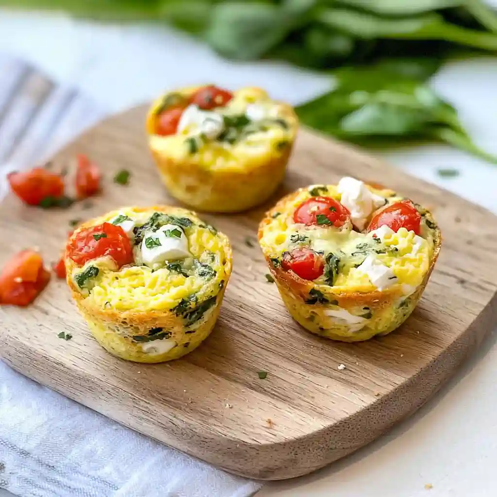 Mediterranean Egg Muffins step by step