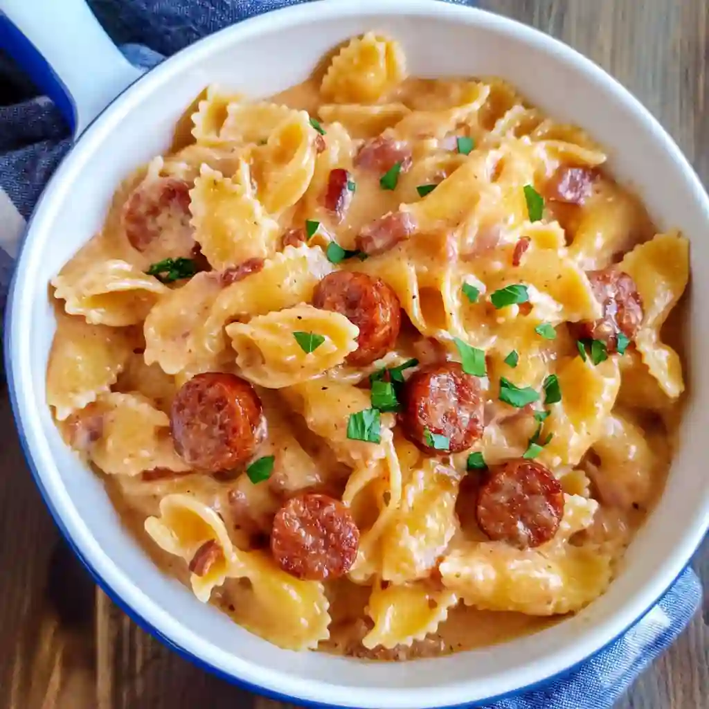 Step-by-Step Instructions for Creamy Smoked Sausage Pasta