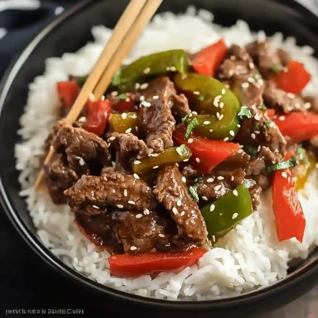 Slow Cooker Pepper Steak