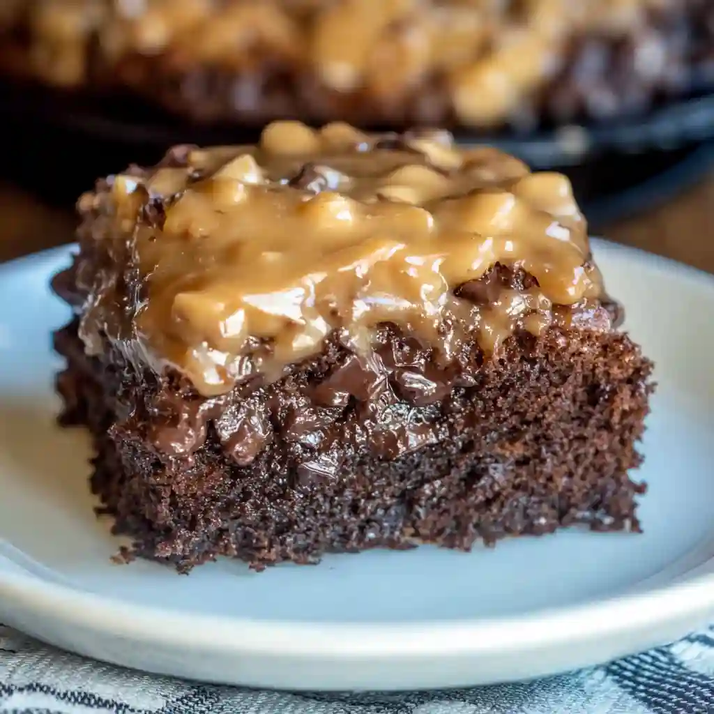 Ultimate German Chocolate Poke Cake – Super Moist, Rich & Irresistible!