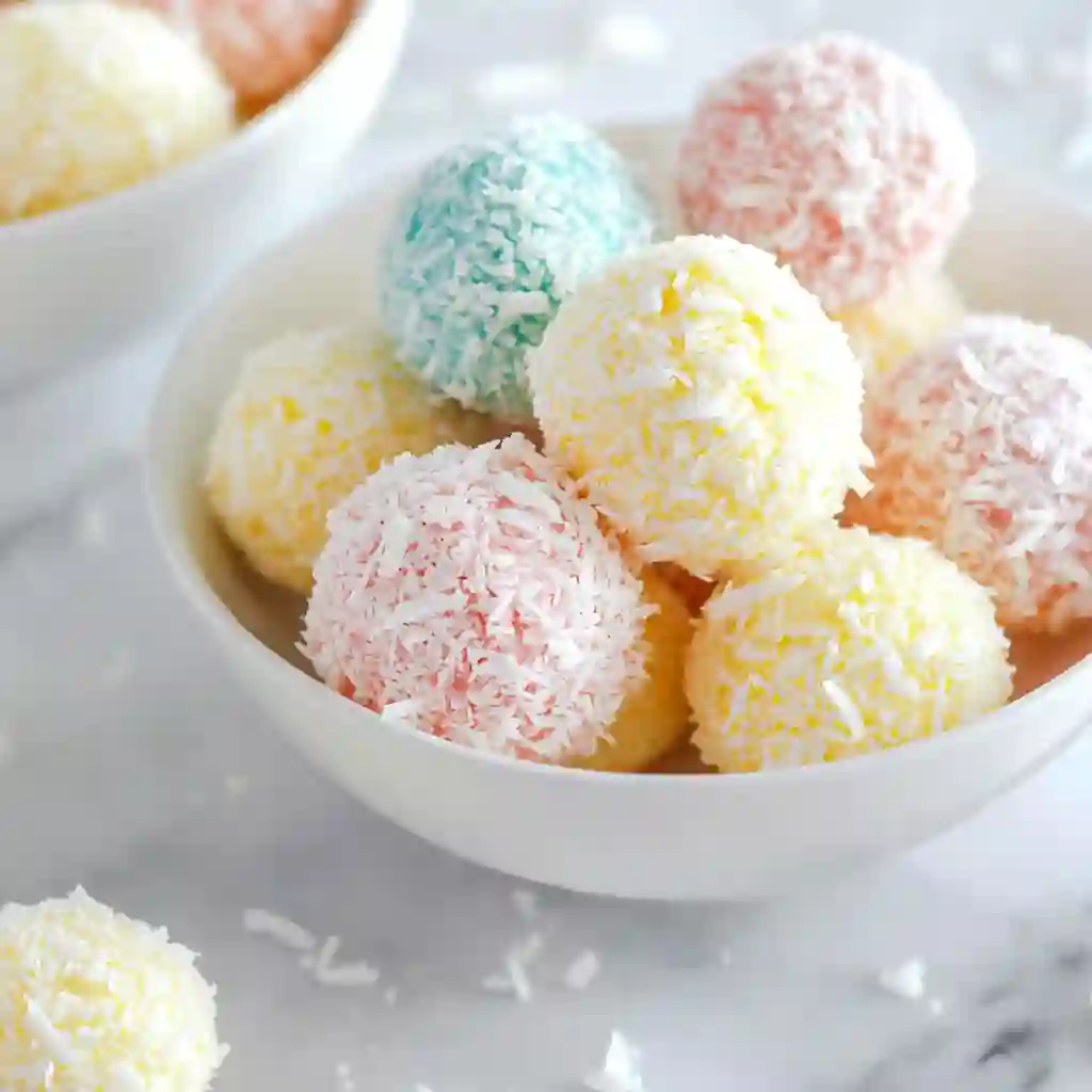 No-bake coconut bites