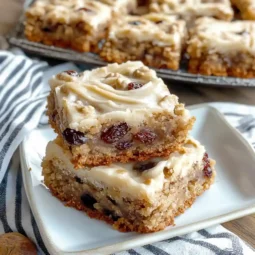 Oatmeal Raisin Cookie Bars step by step recipe