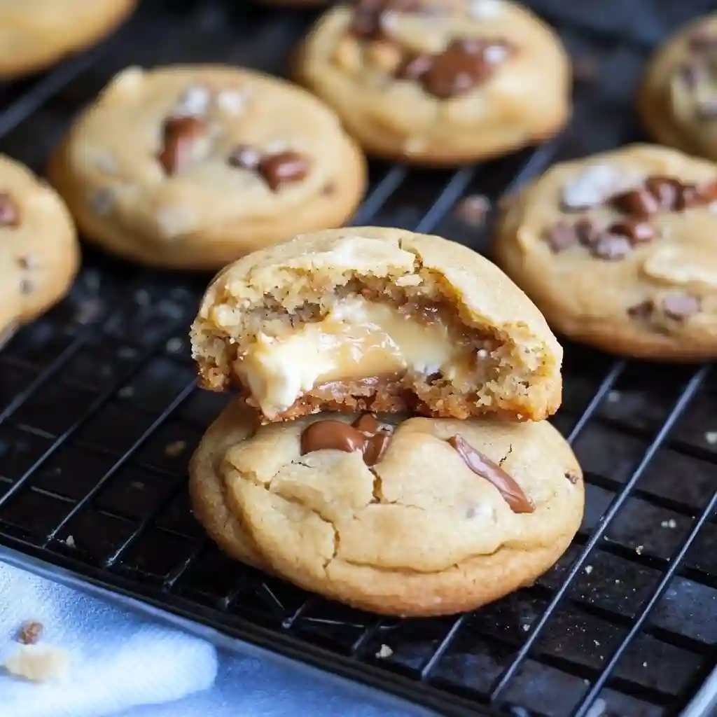 Salted Caramel Cheesecake Cookies Recipe