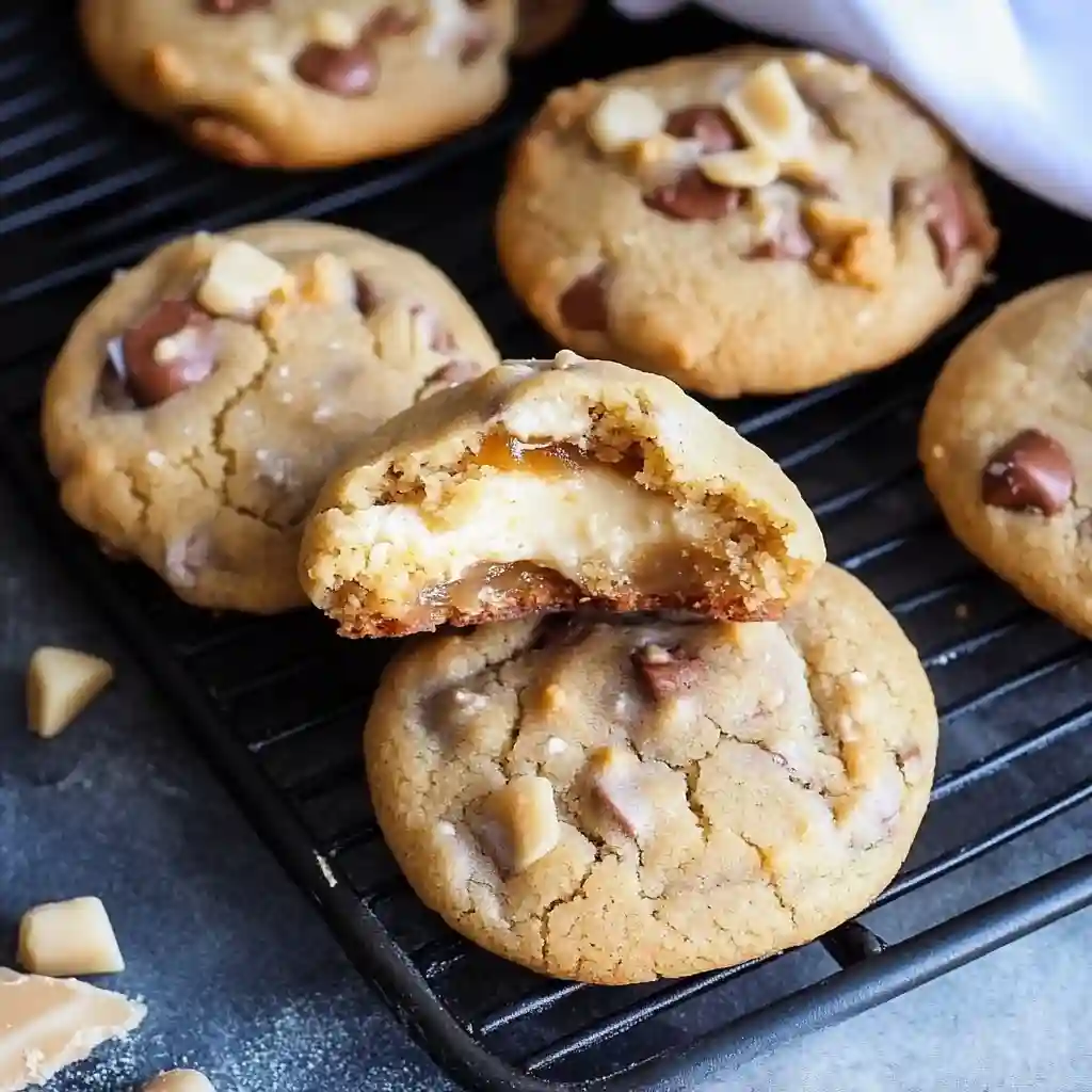 Salted Caramel Cheesecake Cookies Recipe