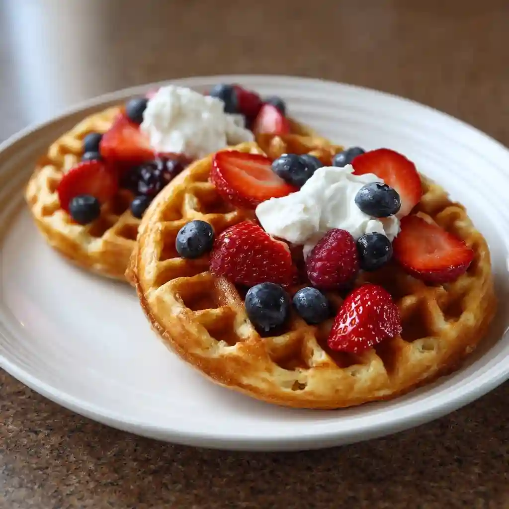 Greek Yogurt Protein Waffles