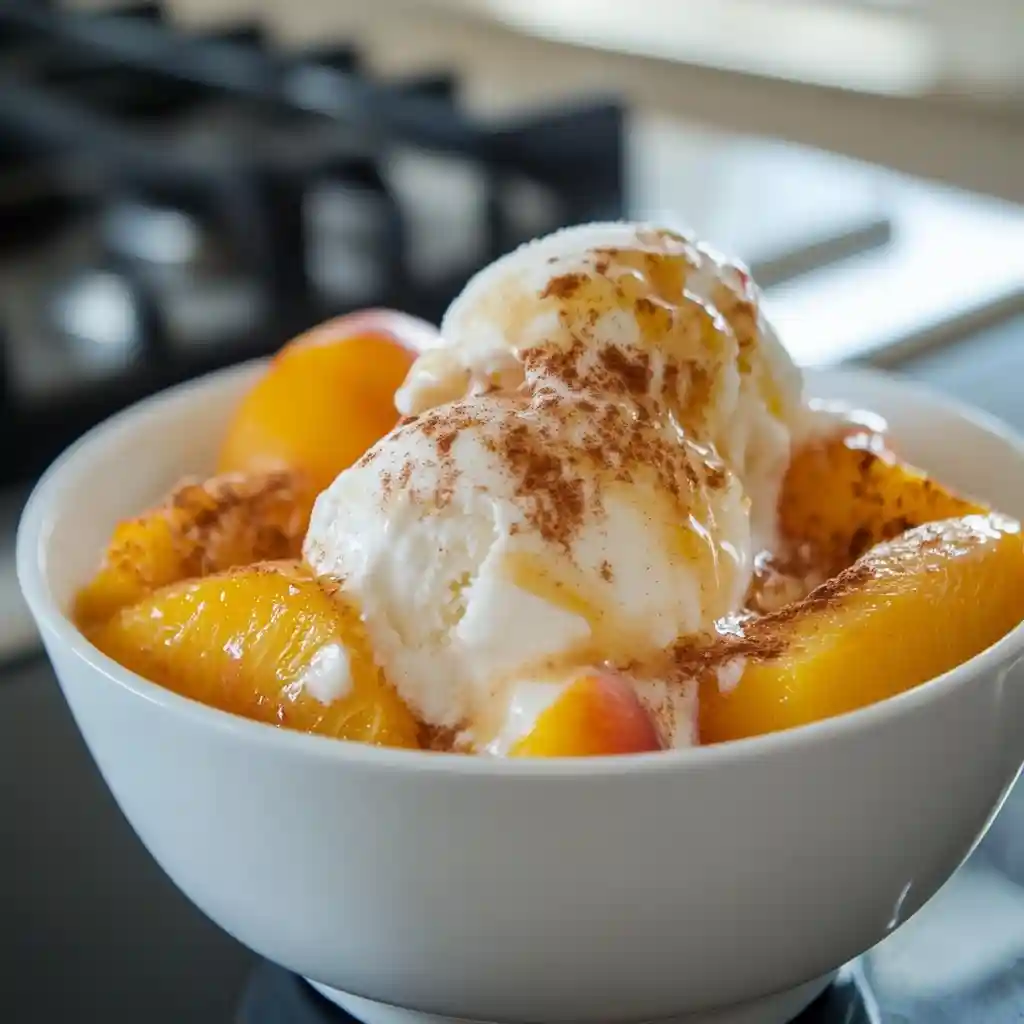 baked peaches