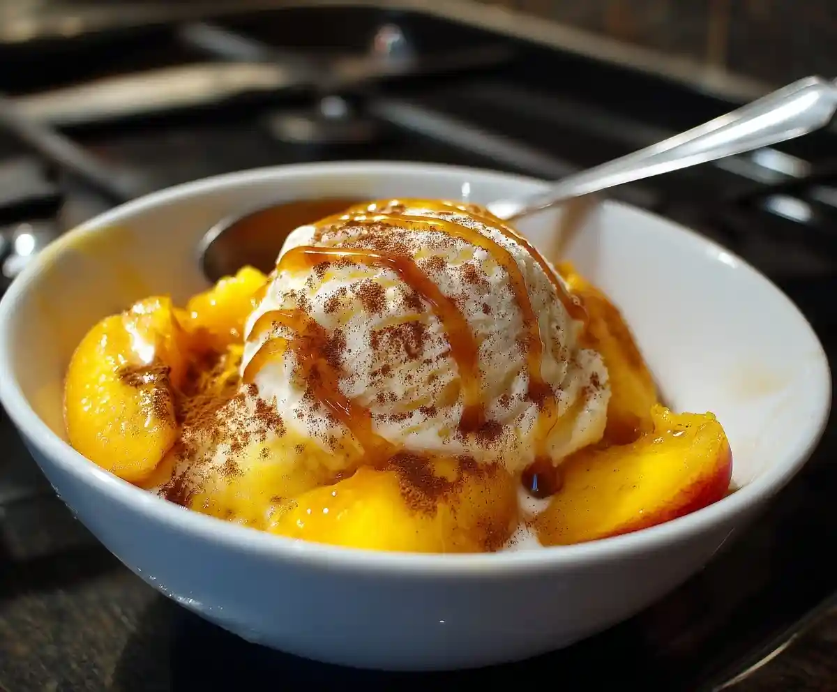Irresistible Baked Peaches with Brown Sugar & Cinnamon