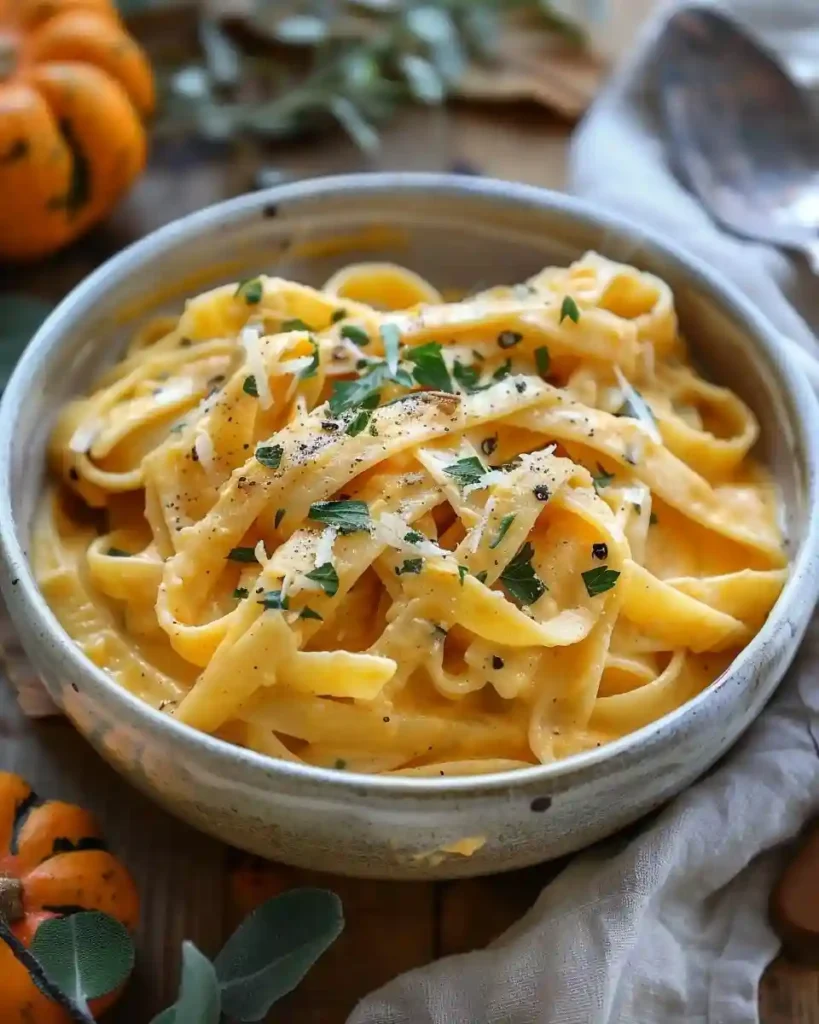 Vegan Pumpkin Alfredo