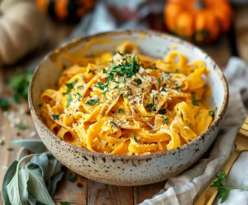 Vegan Pumpkin Alfredo