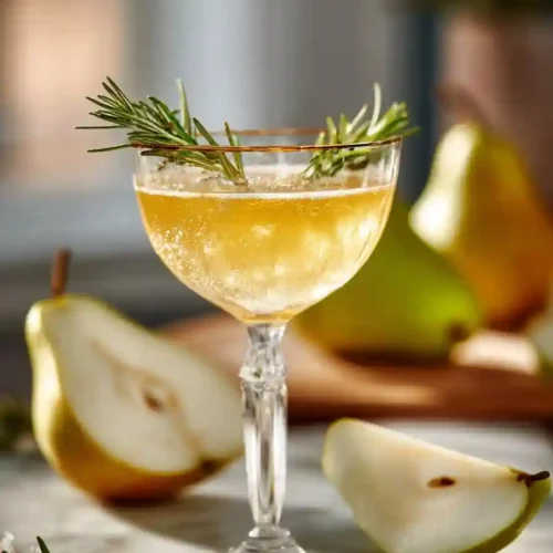 Tasty Spiced Pear Cocktail