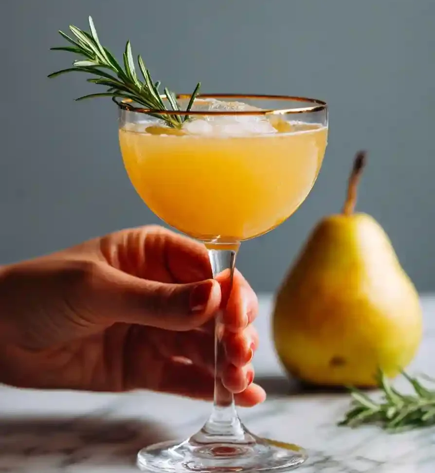 Tasty Spiced Pear Cocktail