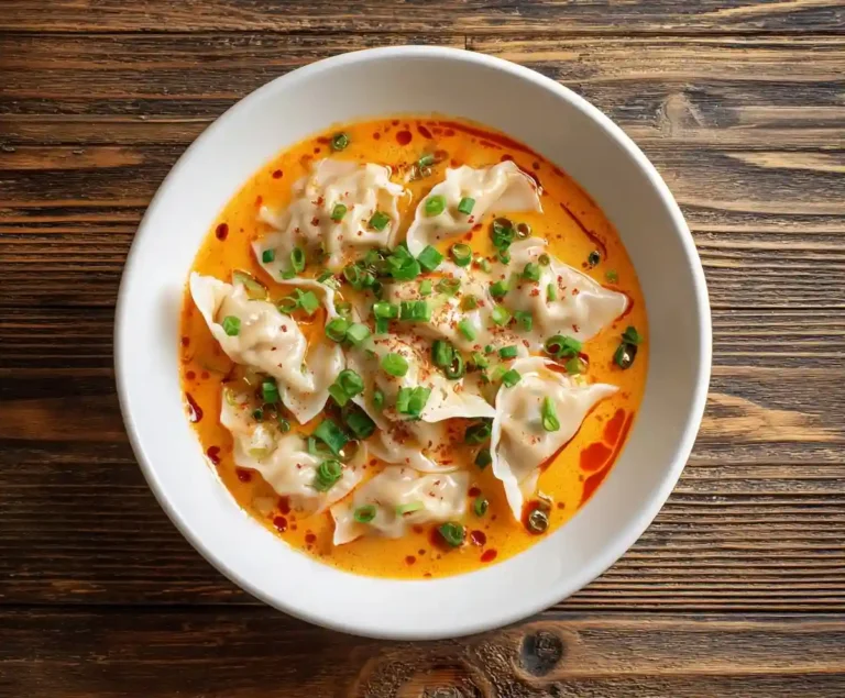 Thai Coconut Curry Dumpling Soup