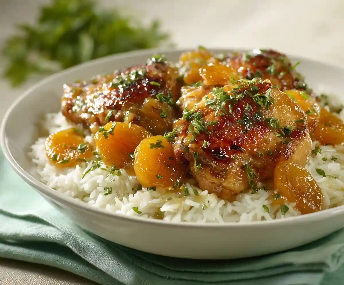 Slow Cooker Apricot Chicken