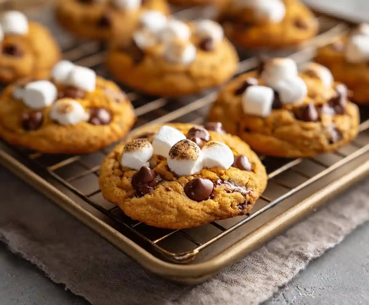 Pumpkin S’mores Cookies – Gooey Fall Favorite