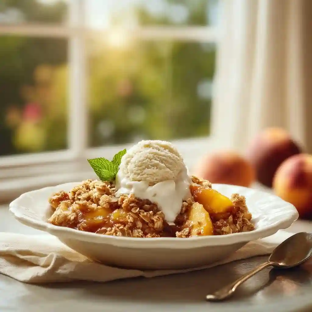Easy Peach Crisp Recipe | Best Summer Dessert