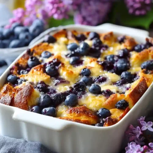 Blueberry French Toast Casserole
