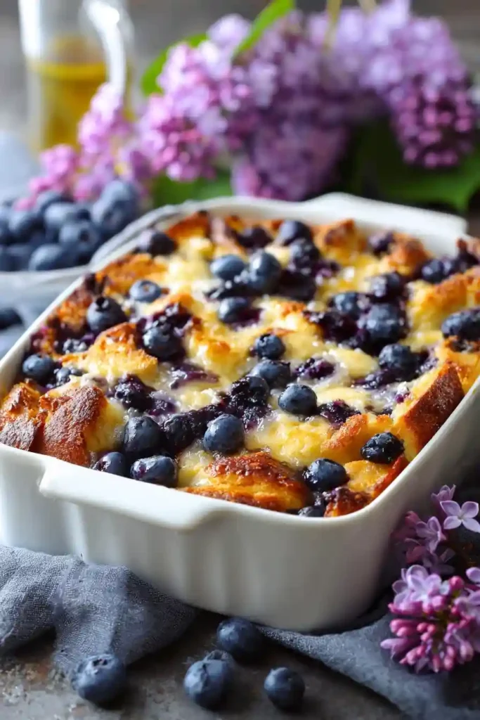 Blueberry French Toast Casserole