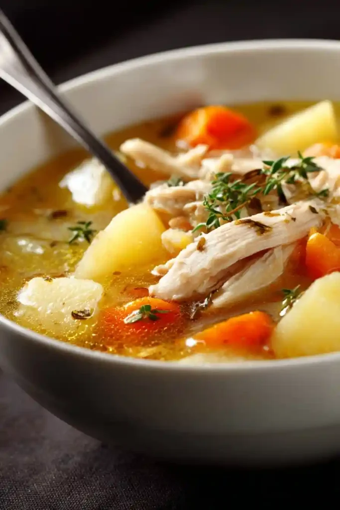 Chicken Soup with Potatoes