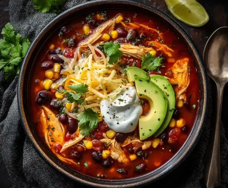 Zesty Chicken Tortilla Soup