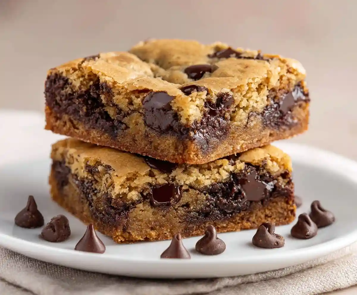 Chewy Chocolate Brookie Bars