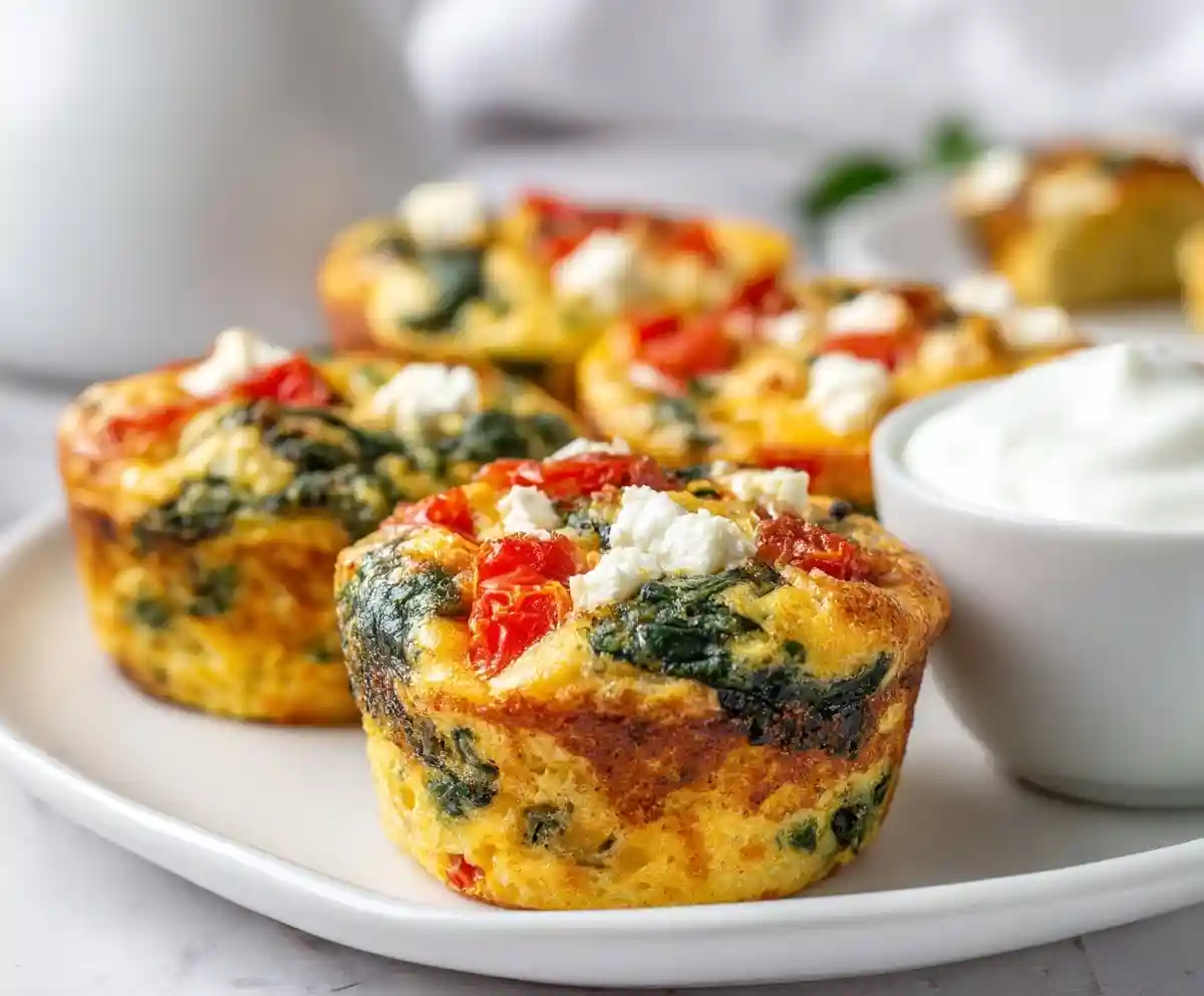 Veggie-Loaded Cottage Cheese Egg Muffins