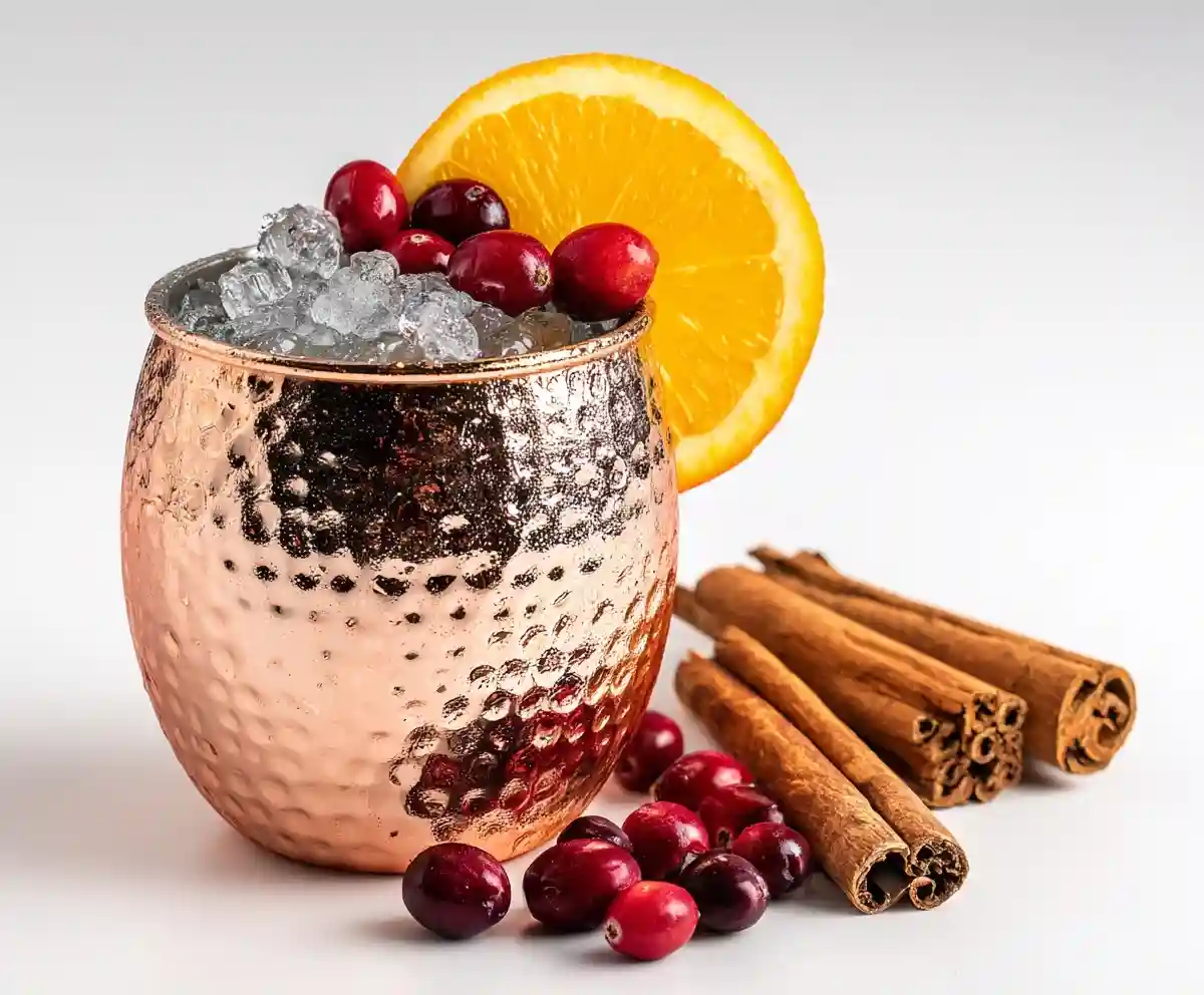 Homemade Cranberry Moscow Mule Mocktail