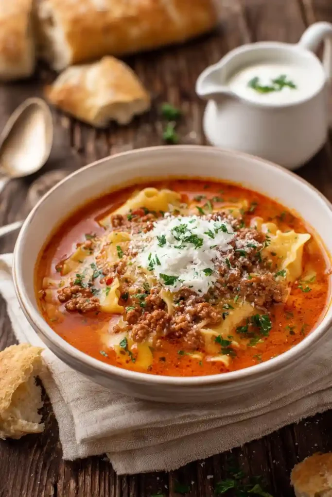 lasagna soup
