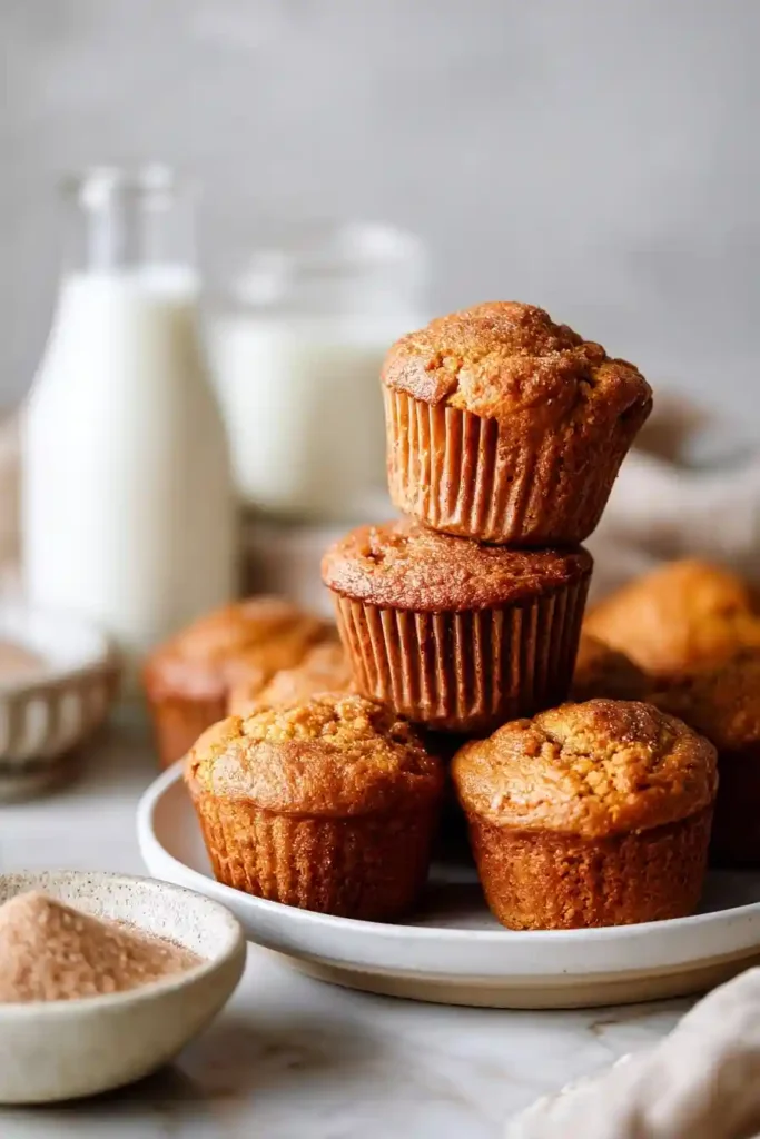 Pumpkin Applesauce Muffins
