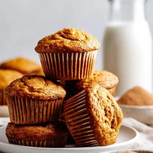Pumpkin Applesauce Muffins