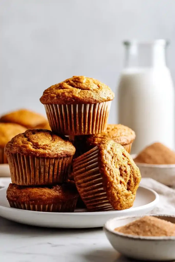 Pumpkin Applesauce Muffins