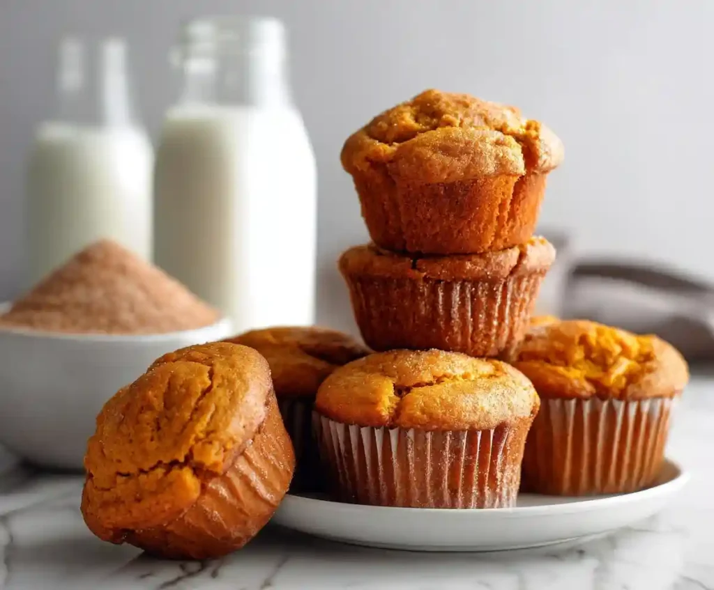 Pumpkin Applesauce Muffins