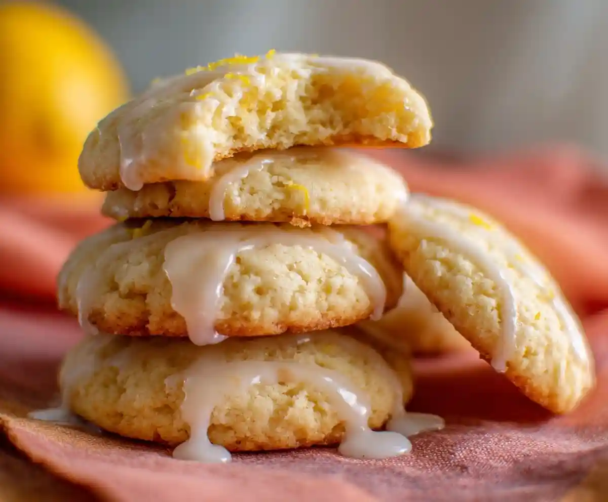 Pumpkin Cookies with Orange Glaze