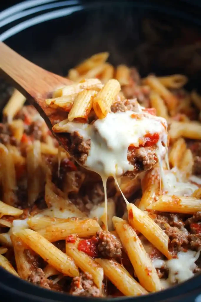Slow Cooker Baked Ziti