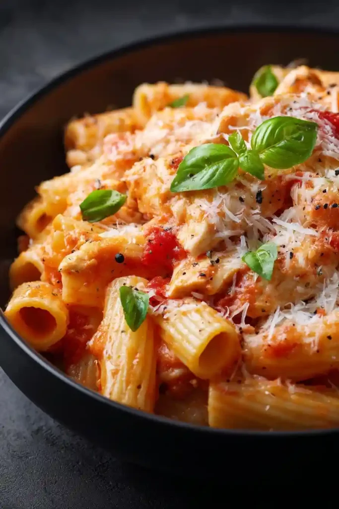 Tomato Basil Chicken Pasta