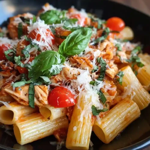 Tomato Basil Chicken Pasta
