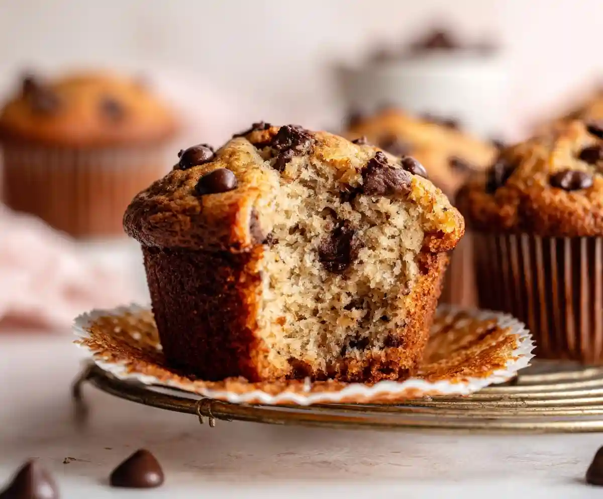 Fluffy Banana Bread Muffins