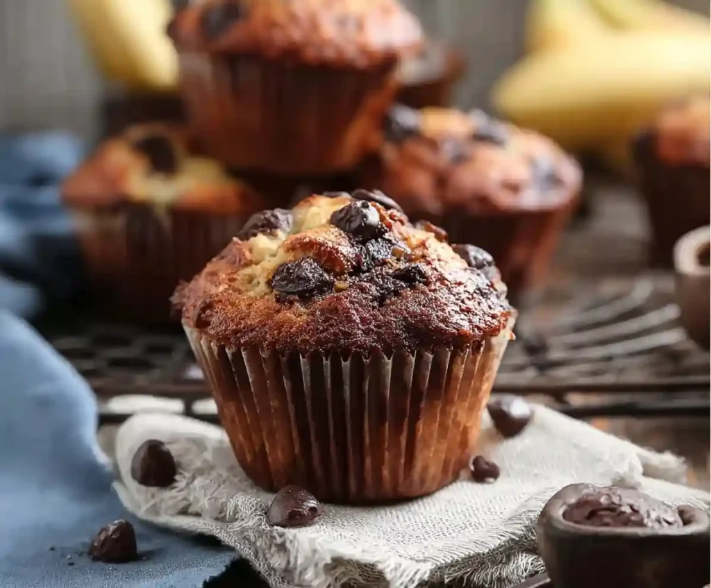 Banana Chocolate Chip Muffins