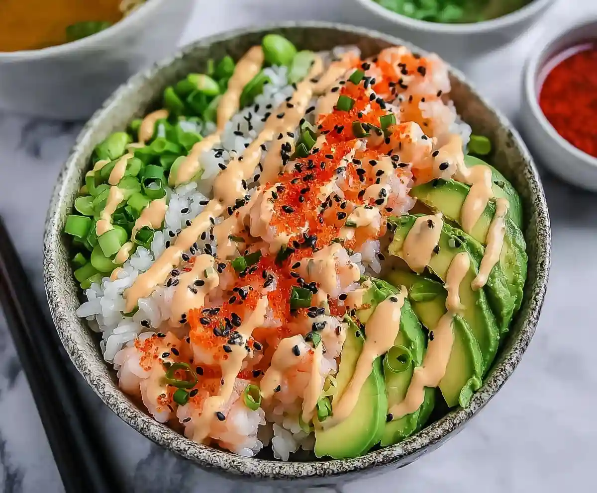 Healthy Lunch Meal Prep: California Sushi Bowls