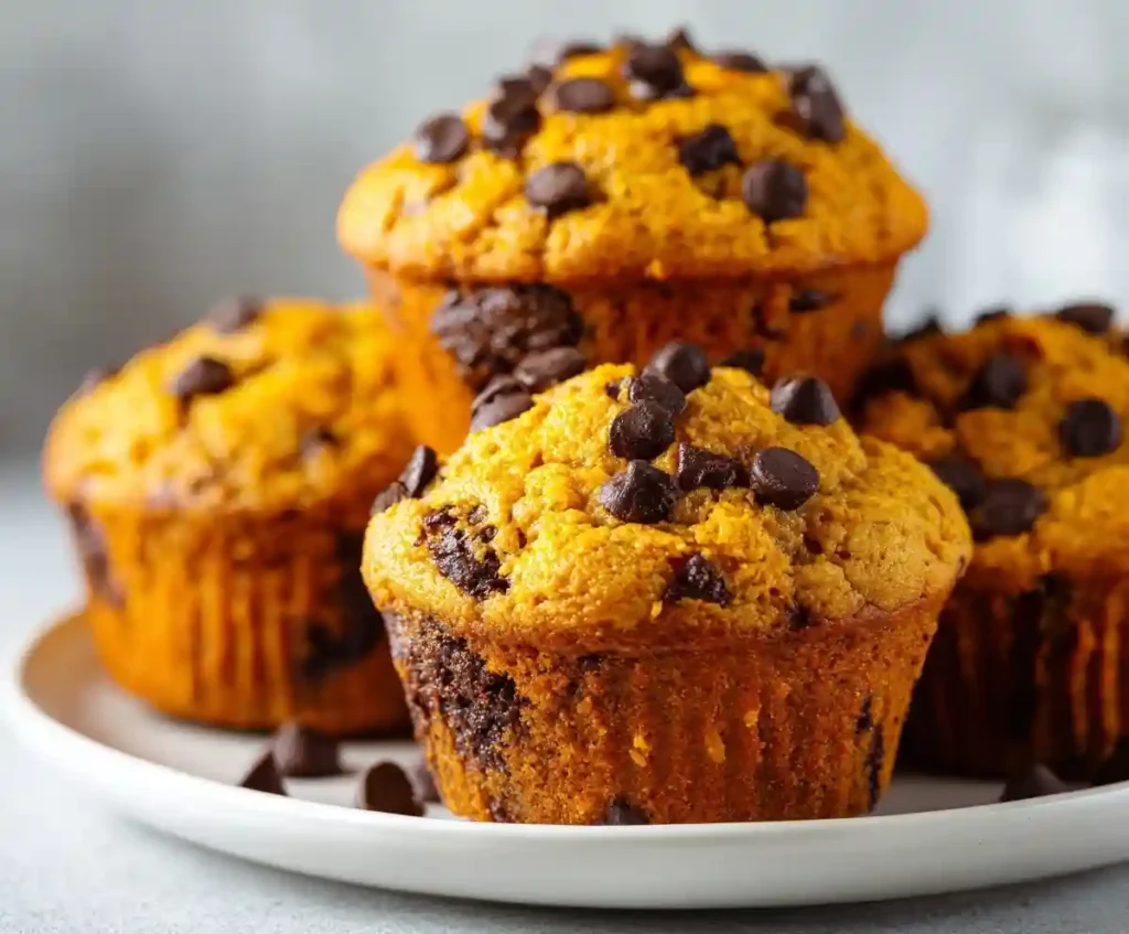 Pumpkin Chocolate Chip Muffins