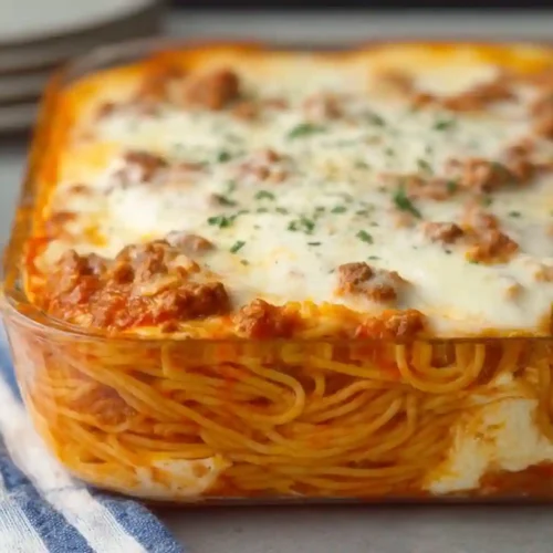Baked Spaghetti Lasagna