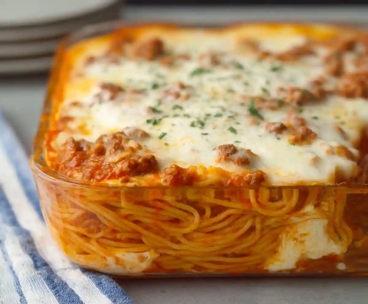 Baked Spaghetti Lasagna