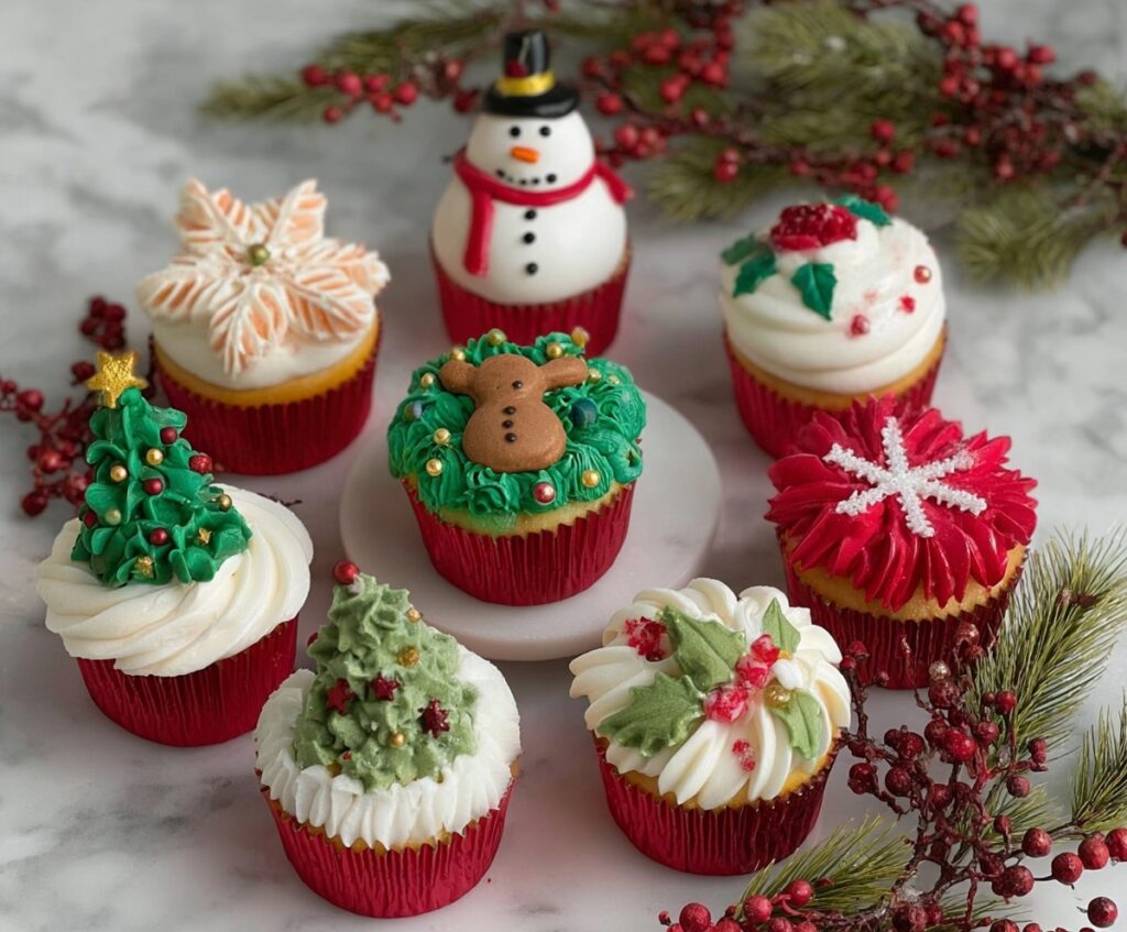 christmas cupcakes