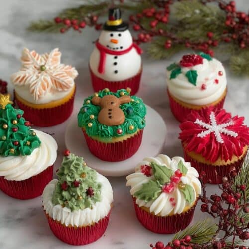 christmas cupcakes