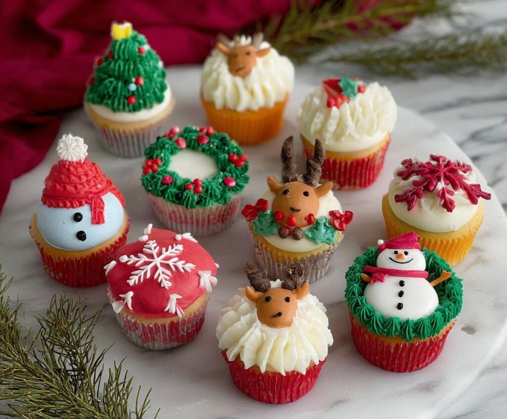 christmas cupcakes