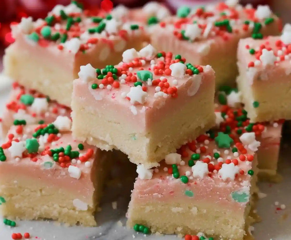 Christmas Sugar Cookie Bars