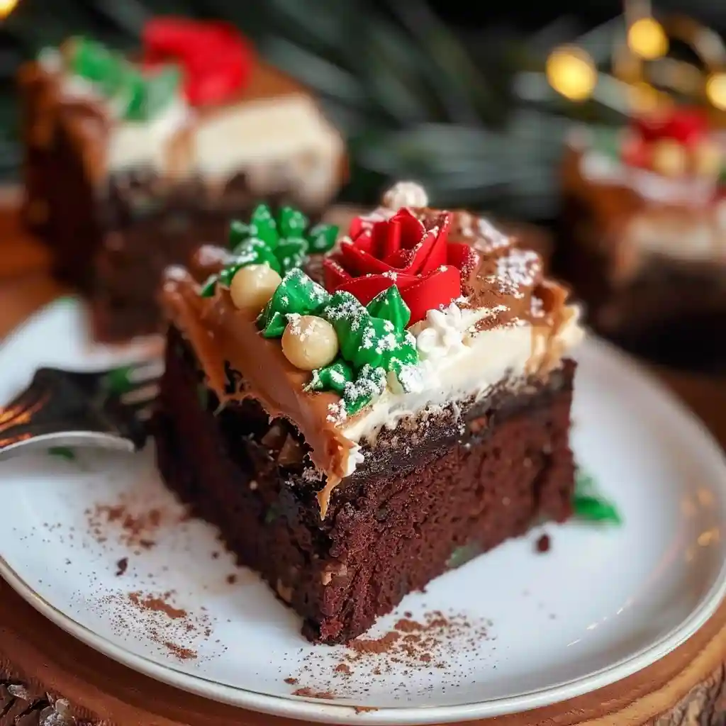 Christmas Traybake Cake