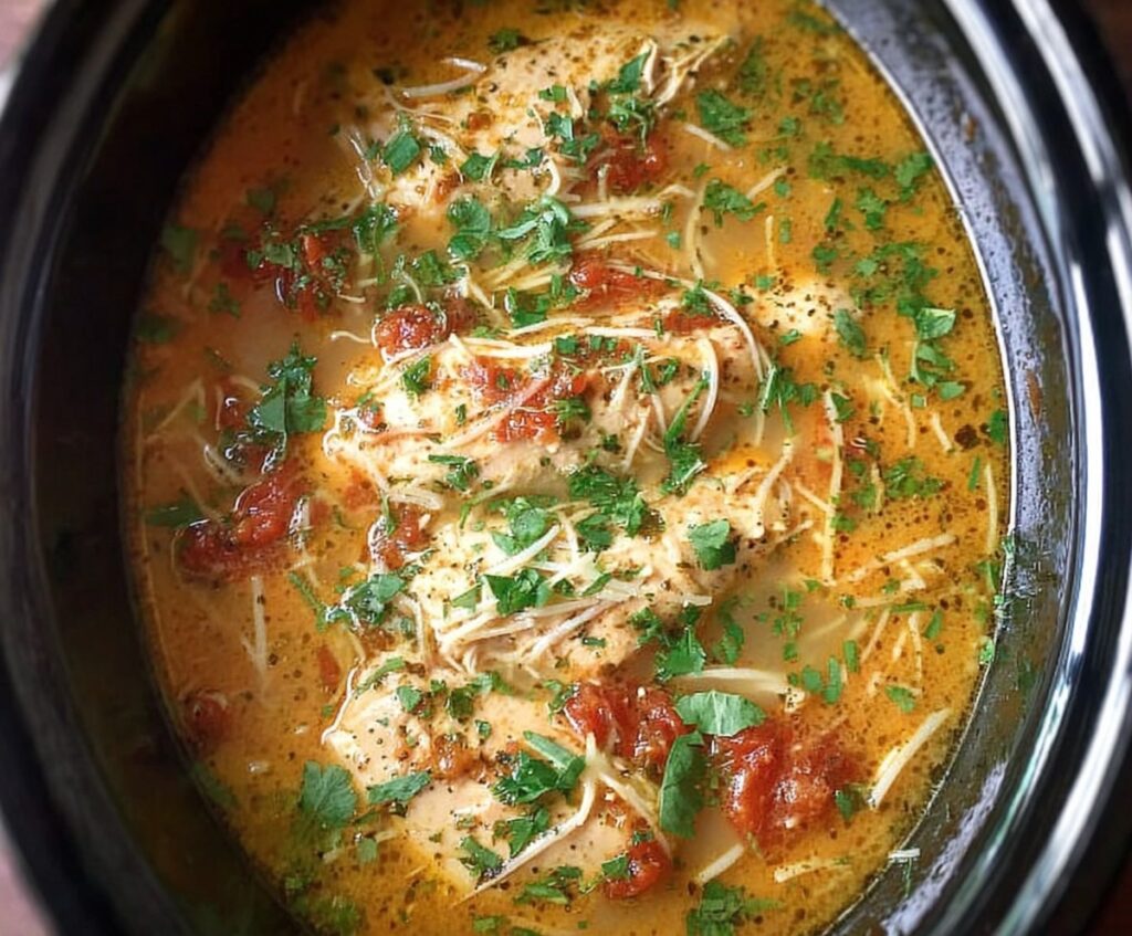 Crockpot Marry Me Chicken Soup