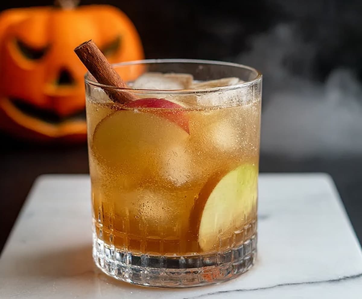 10-Minute Dark and Stormy Drink with Bourbon